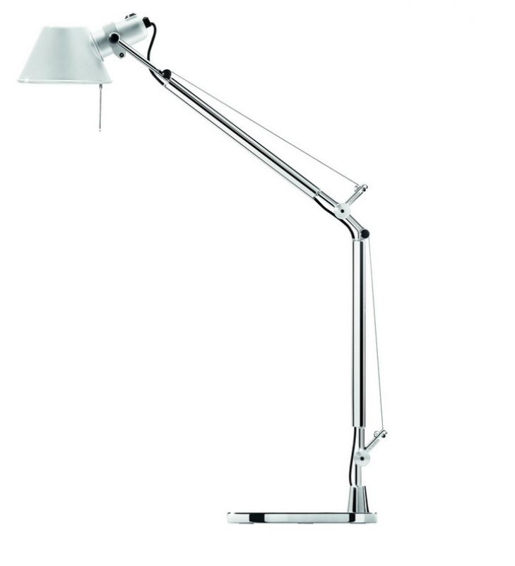 Tolomeo LED Tischleuchte von Artemide, verstellbare Schreibtischlampe aus Aluminium, modernes Design für Büro und Zuhause.